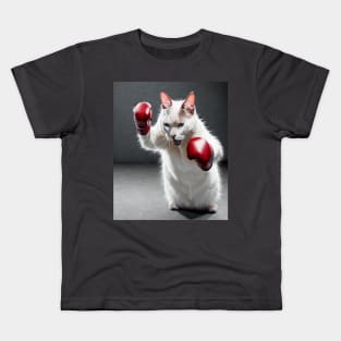 The Boxer Cat Kids T-Shirt